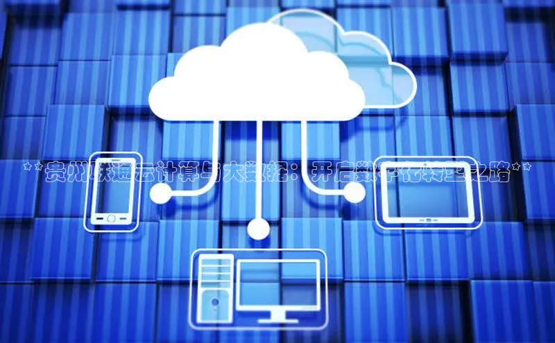 意昂4招商中文在线**贵州联通云计算与大数据：开启数字化转型之路**