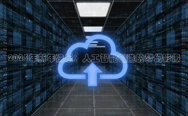2025年新年快乐：人工智能创造的梦幻影像